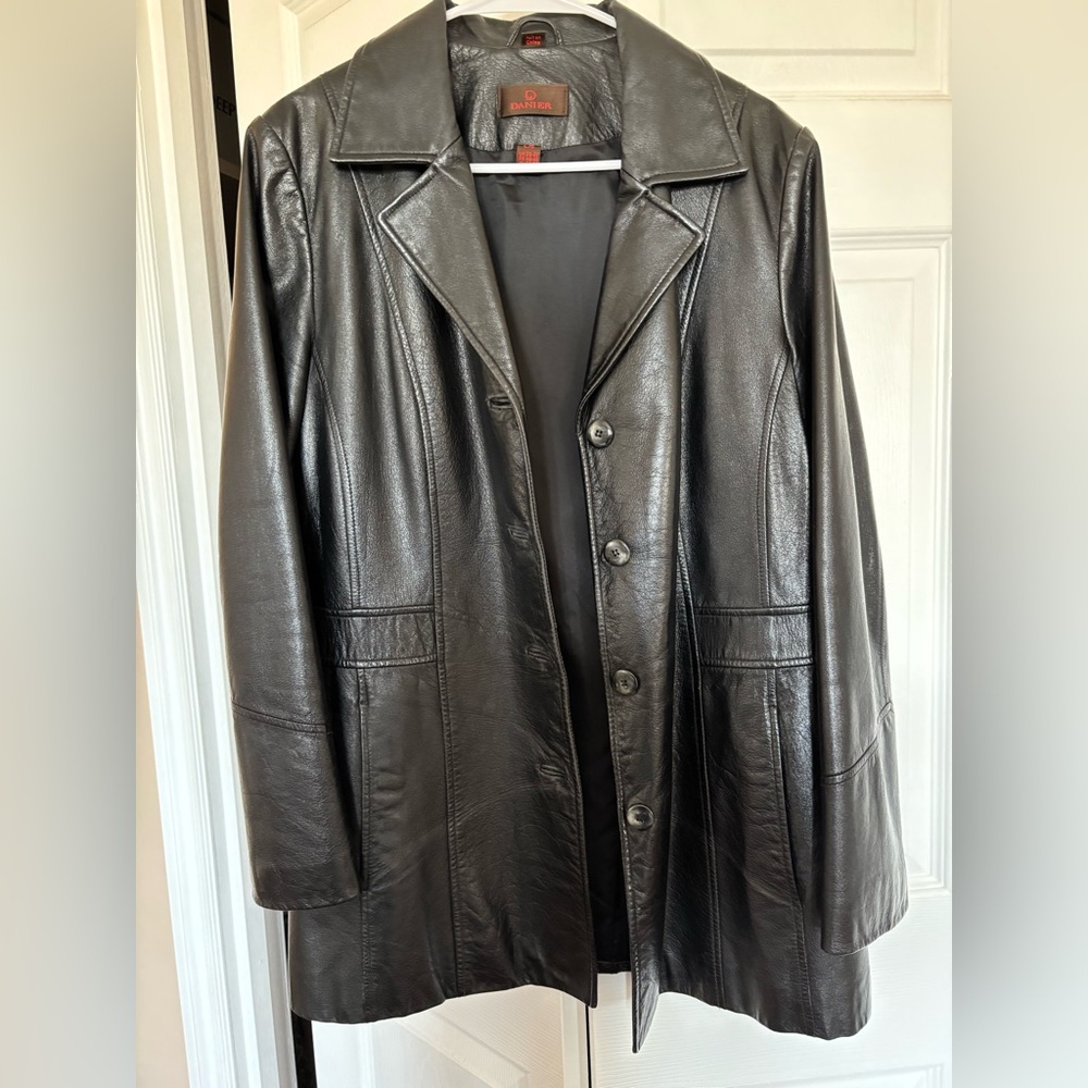 Feminine Vintage Y2K Danier Leather Jacket